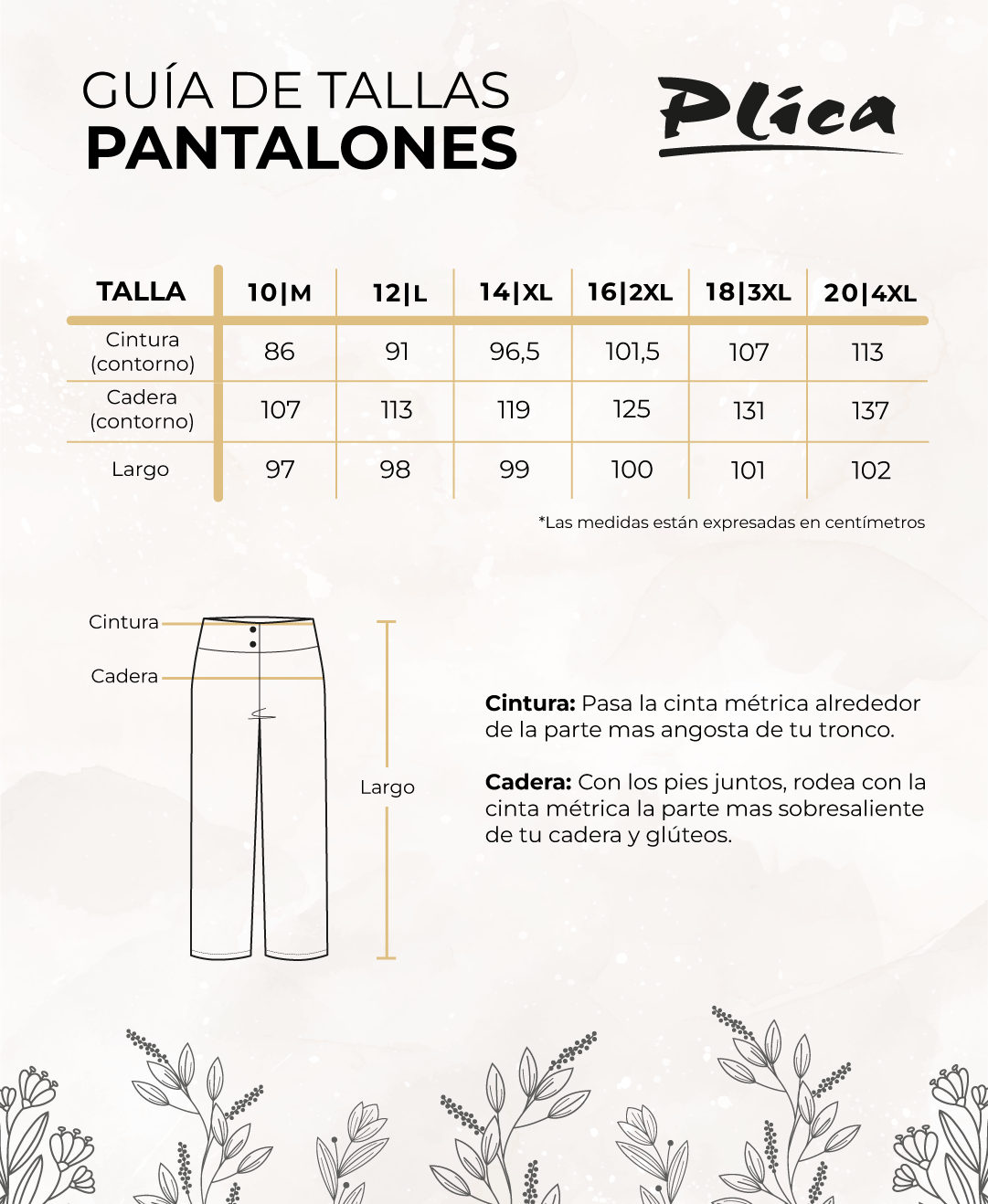 Pantalones - Plica