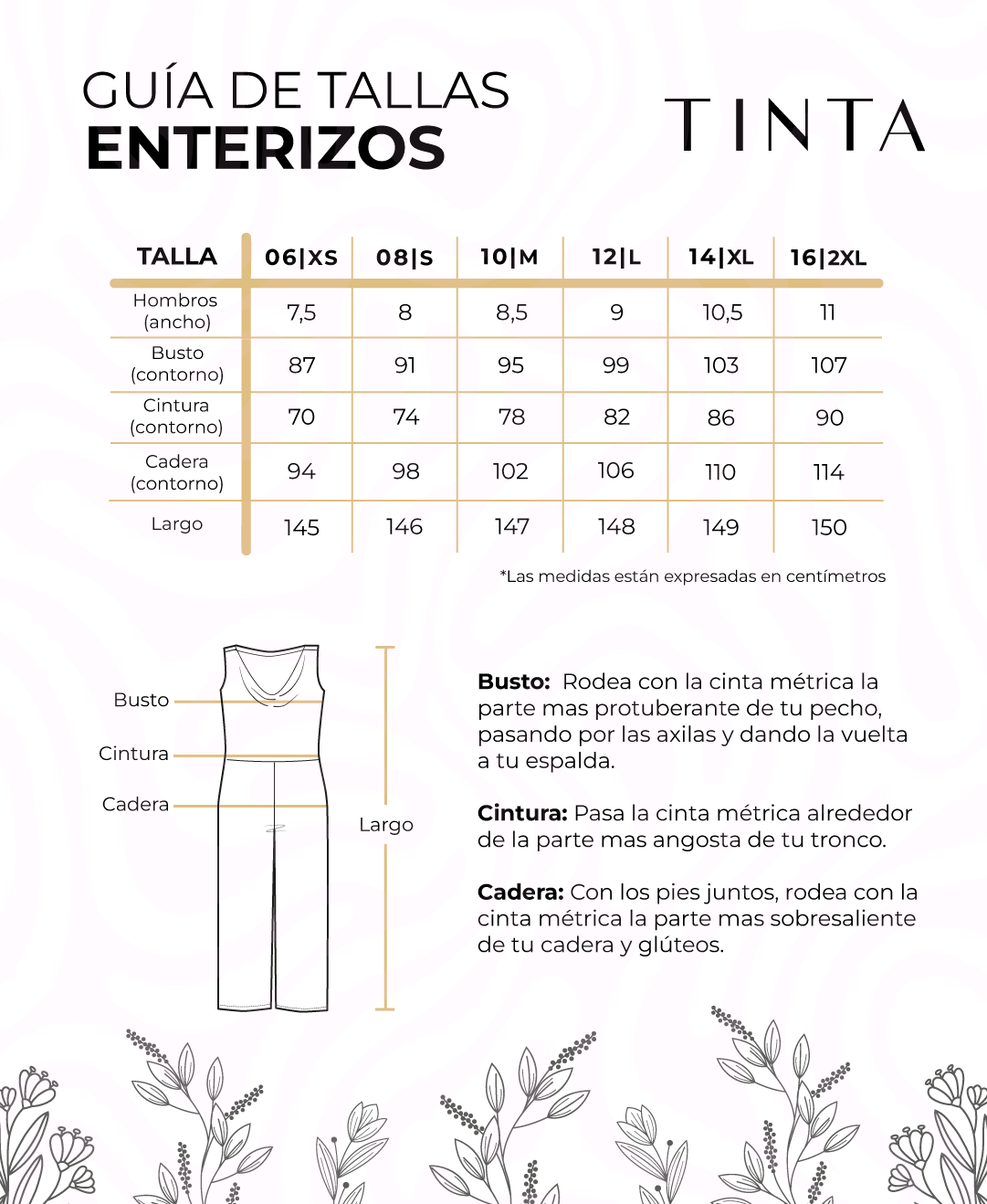Enterizos - Tinta